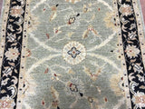 Pakistani Rug Hand Knotted Oriental Rug Fine Pakistan Peshawar Runner Rug 2'5X11'4