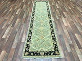Pakistani Rug Hand Knotted Oriental Rug Fine Pakistan Peshawar Runner Rug 2'5X11'4