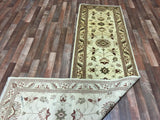 Pakistani Rug Hand Knotted Oriental Rug Fine Pakistan Peshawar Runner Rug 2'8x10'3