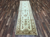 Pakistani Rug Hand Knotted Oriental Rug Fine Pakistan Peshawar Runner Rug 2'8x10'3