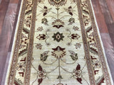 Pakistani Rug Hand Knotted Oriental Rug Fine Pakistan Peshawar Runner Rug 2'8x10'3