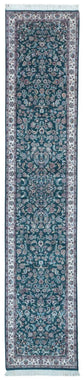 Pakistani Rug Hand Knotted Oriental Rug Fine Pakistan Tabriz Runner Rug 2'6X12'10