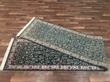 Pakistani Rug Hand Knotted Oriental Rug Fine Pakistan Tabriz Runner Rug 2'6X12'10