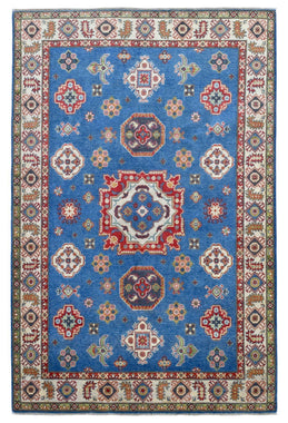 Pakistani Rug Hand Knotted Oriental Rug Fine Pakistani Estate Kazak Oriental Rug 6'1x9'