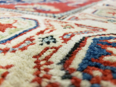 Pakistani Rug Hand Knotted Oriental Rug Fine Pakistani Kazak Area Rug 3'X5'9