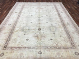 Pakistani Rug Hand Knotted Oriental Rug Fine Peshawar Large Oriental Area Rug 8'10 x 11'6
