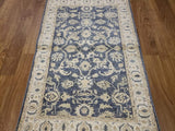 Pakistani Rug Hand Knotted Oriental Rug Fine Peshawar Oriental Area Rug 3'X4'9