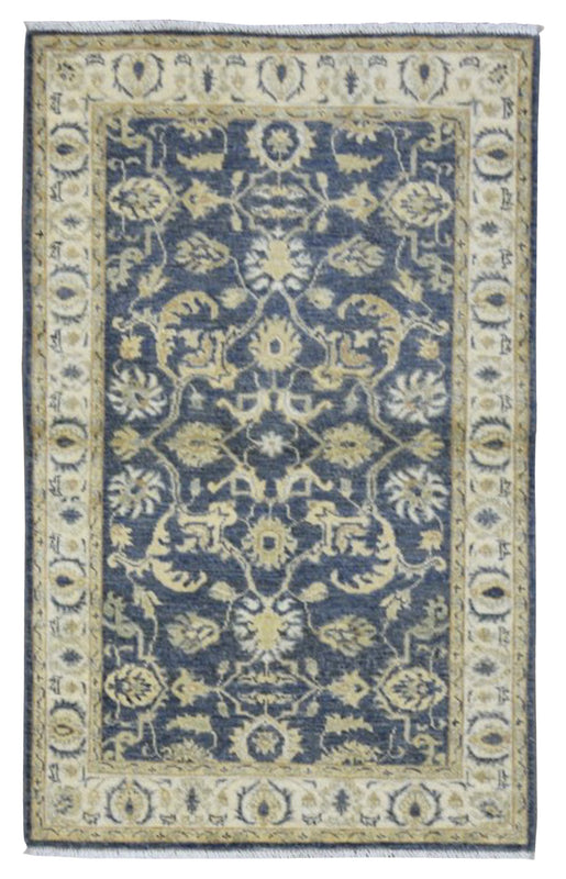 Pakistani Rug Hand Knotted Oriental Rug Fine Peshawar Oriental Area Rug 3'X4'9