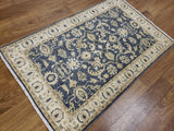 Pakistani Rug Hand Knotted Oriental Rug Fine Peshawar Oriental Area Rug 3'X4'9