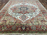 Pakistani Rug Hand Knotted Oriental Rug Fine Serapi Oriental Area Rug 8' x 10'