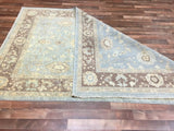 Pakistani Rug Hand Knotted Oriental Rug Fine Venetian Peshawar Area Rug 6'2x9'3