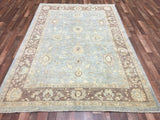 Pakistani Rug Hand Knotted Oriental Rug Fine Venetian Peshawar Area Rug 6'2x9'3