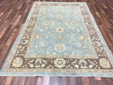 Pakistani Rug Hand Knotted Oriental Rug Fine Venetian Peshawar Area Rug 6'2x9'3