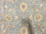 Pakistani Rug Hand Knotted Oriental Rug Fine Venetian Peshawar Area Rug 6'2x9'3