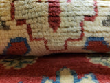 Pakistani Rug Hand Knotted Oriental Rug Kazak Area Rug 4'X5'6