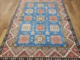 Pakistani Rug Hand Knotted Oriental Rug Kazak Oriental Area Rug 5'1x6'10