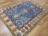 Pakistani Rug Hand Knotted Oriental Rug Kazak Oriental Area Rug 5'1X6'8