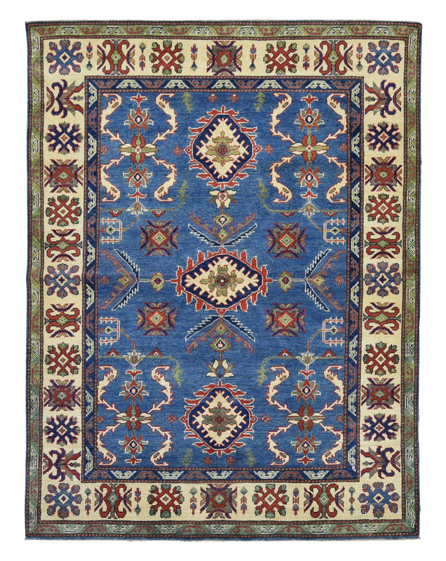 Pakistani Rug Hand Knotted Oriental Rug Kazak Oriental Area Rug 5'1X6'8