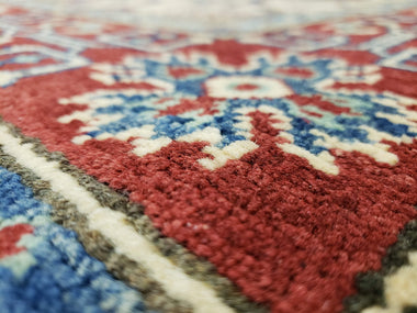 Pakistani Rug Hand Knotted Oriental Rug Kazak Oriental Area Rug 5'X6'10