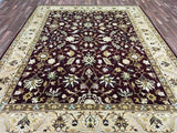 Pakistani Rug Hand Knotted Oriental Rug Large Fine Pakistan Tabriz Oriental Rug 9'1X12'