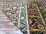 Pakistani Rug Hand Knotted Oriental Rug Large Fine Peshawar Oriental Rug 10'3x13'10