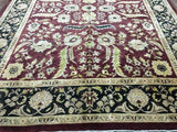 Pakistani Rug Hand Knotted Oriental Rug Large Fine Peshawar Oriental Rug 10'3x13'10