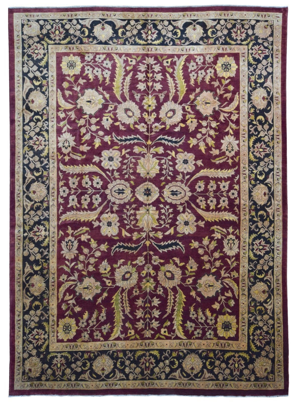 Pakistani Rug Hand Knotted Oriental Rug Large Fine Peshawar Oriental Rug 10'3x13'10