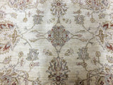 Pakistani Rug Hand Knotted Oriental Rug Large Fine Peshawar Rug 8'X9'5