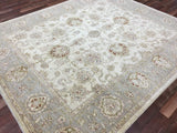 Pakistani Rug Hand Knotted Oriental Rug Large Fine Peshawar Rug 8'X9'5