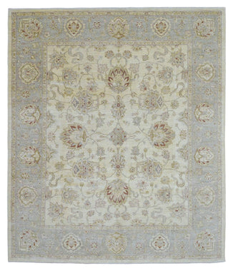 Pakistani Rug Hand Knotted Oriental Rug Large Fine Peshawar Rug 8'X9'5