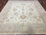 Pakistani Rug Hand Knotted Oriental Rug Large Fine Peshawar Rug 8'X9'5