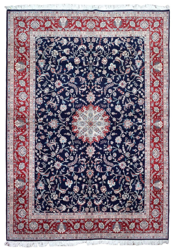 Pakistani Rug Hand Knotted Oriental Rug Large Fine Tabriz Oriental Rug 10'2x14'11