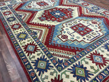 Pakistani Rug Hand Knotted Oriental Rug Large Pakistan Kazak Oriental Rug 8'6 x 11'1