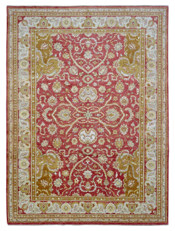 Pakistani Rug Hand Knotted Oriental Rug Large Pakistan Peshawar Oriental Rug 9'X12'