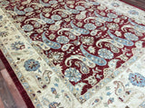 Pakistani Rug Hand Knotted Oriental Rug Large Peshawar Oriental Rug 10'X14'