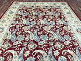 Pakistani Rug Hand Knotted Oriental Rug Large Peshawar Oriental Rug 10'X14'