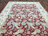 Pakistani Rug Hand Knotted Oriental Rug Large Peshawar Oriental Rug 10'X14'