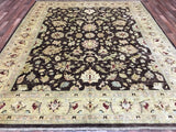 Pakistani Rug Hand Knotted Oriental Rug Large Peshawar Oriental Rug 8'2X10'1