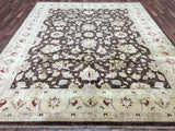 Pakistani Rug Hand Knotted Oriental Rug Large Peshawar Oriental Rug 8'2X10'1