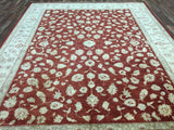 Pakistani Rug Hand Knotted Oriental Rug Large Peshawar Oriental Rug 8'9X11'5