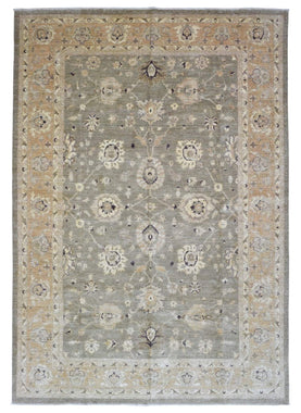 Pakistani Rug Hand Knotted Oriental Rug Large Peshawar Oriental Rug 9'10X13'10