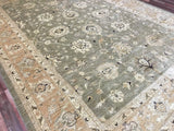 Pakistani Rug Hand Knotted Oriental Rug Large Peshawar Oriental Rug 9'10X13'10