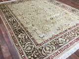 Pakistani Rug Hand Knotted Oriental Rug Large Tabriz Oriental Rug 8'X10'