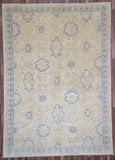 Pakistani Rug Hand Knotted Oriental Rug Large Very Fine Oriental Peshawar with Silk Rug 9'10 x 13'10