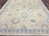 Pakistani Rug Hand Knotted Oriental Rug Large Very Fine Oriental Peshawar with Silk Rug 9'10 x 13'10