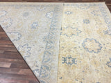 Large Very Fine Oriental Peshawar with Silk Rug 9'10 x 13'10