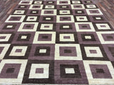 Pakistani Rug Hand Knotted Oriental Rug Pakistan Gabbeh Vaulted Oriental Area Rug 8'3 x 9'10