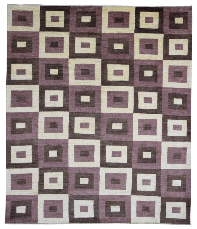 Pakistani Rug Hand Knotted Oriental Rug Pakistan Gabbeh Vaulted Oriental Area Rug 8'3 x 9'10