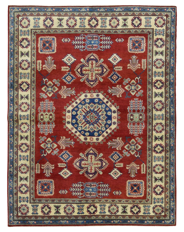 Pakistani Rug Hand Knotted Oriental Rug Pakistan Kazak Area Rug 5'X6'7