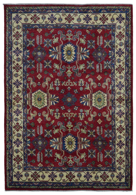 Pakistani Rug Hand Knotted Oriental Rug Pakistan Kazak Oriental Rug 6'2X8'10